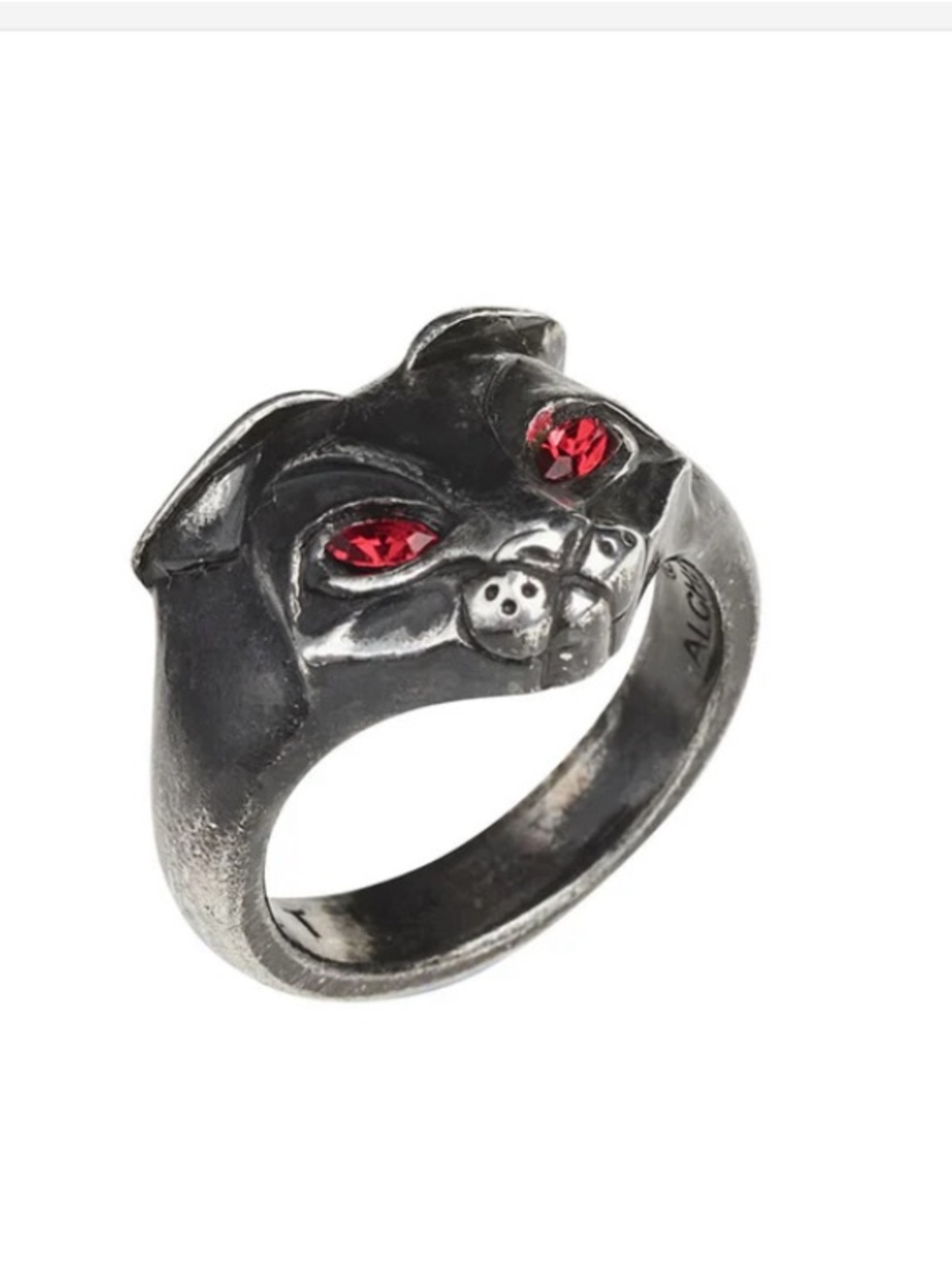Bastet Egyptian Cat Goddess Ring - Alchemy Gothic size 8.5 made in UK